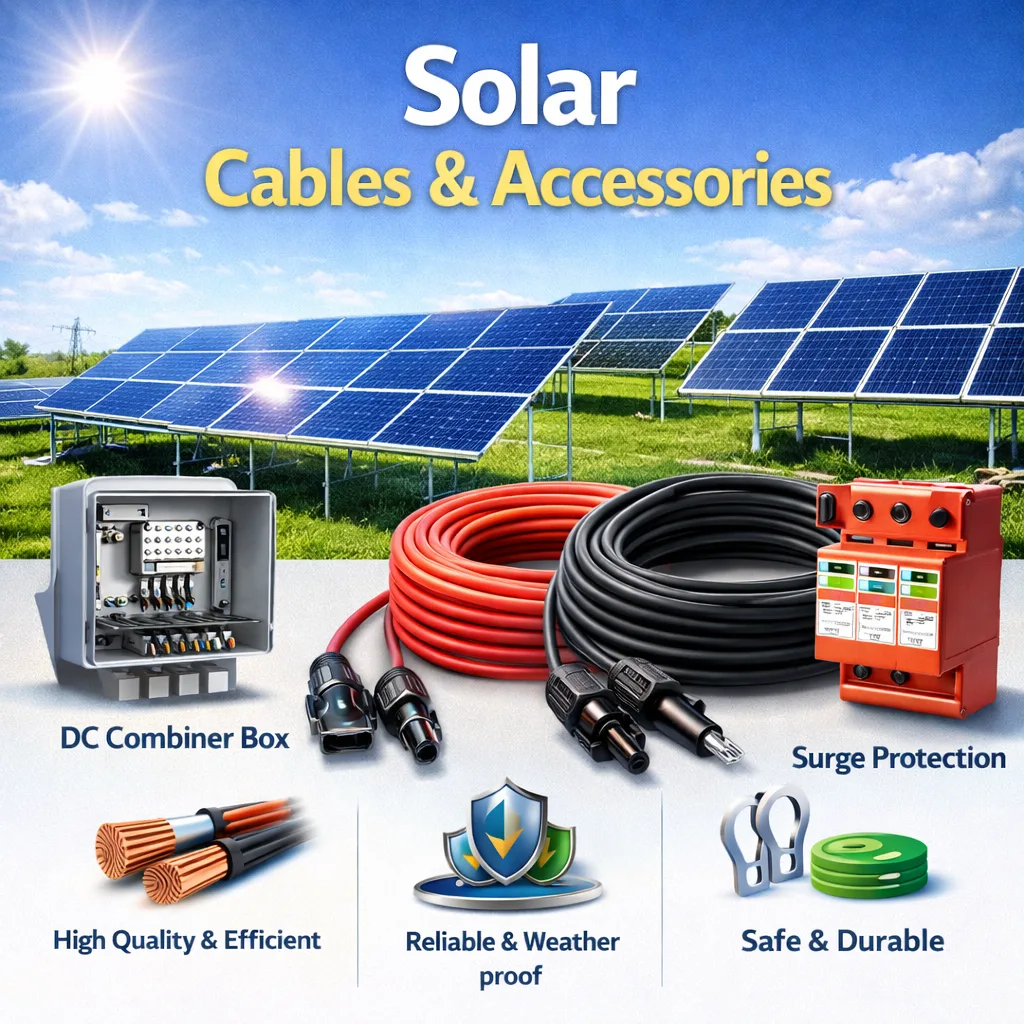 Solar cables and accessories